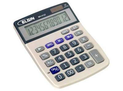  Calculadora de Mesa 12 Digitos Elgin mod. MV4122 