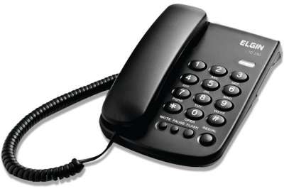  Telefone Com Fio TCF-2000 Elgin  