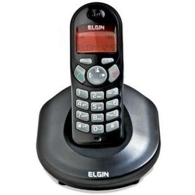  Telefone sem Fio Preto TSF4001 Elgin   